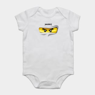 Ninjago Eyes WHITE Ninja ZANE FanArt FanMade T-Shirt Baby Bodysuit